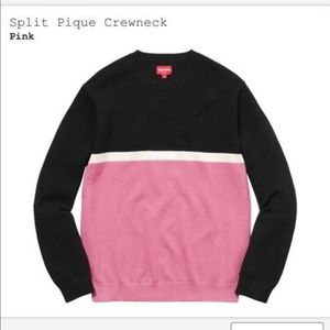 Supreme Split Pique Crewneck